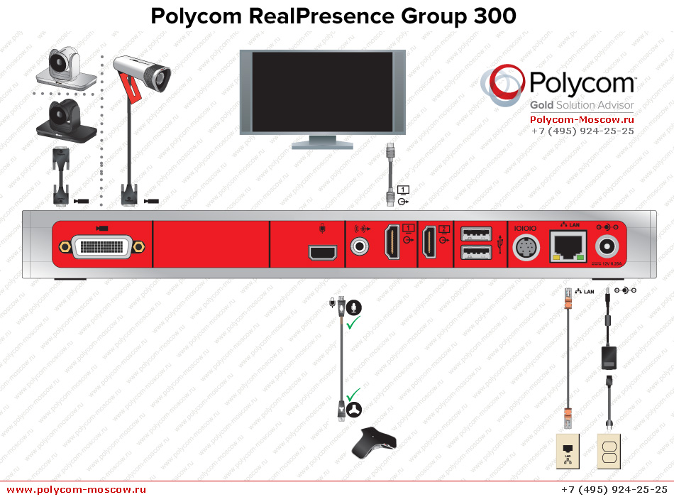Polycom RealPresence Group 300 setup