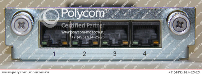 Polycom Quad BRI Module for HDX Series Polycom Moscow