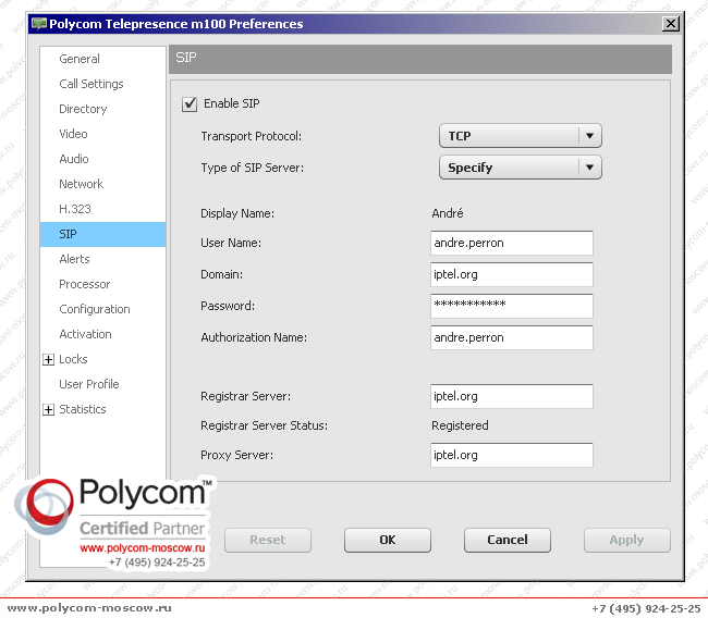 Polycom Telepresence m100