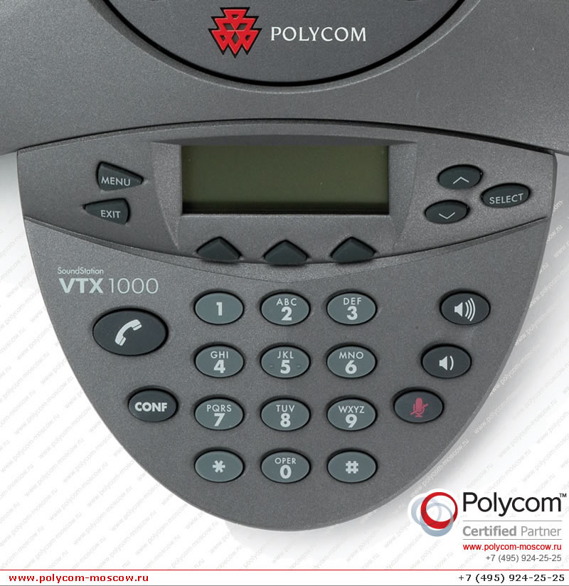 Polycom SoundStation VTX 1000 www.polycom-moscow.ru