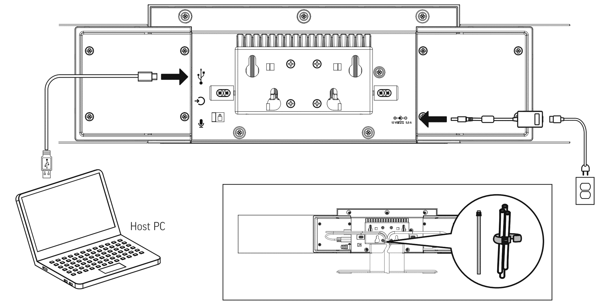 Установка и подключение Poly Studio USB