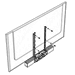 Polycom Studio X50 Display Mounting Kit