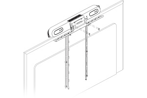 Poly Studio X50 Display Mounting Kit